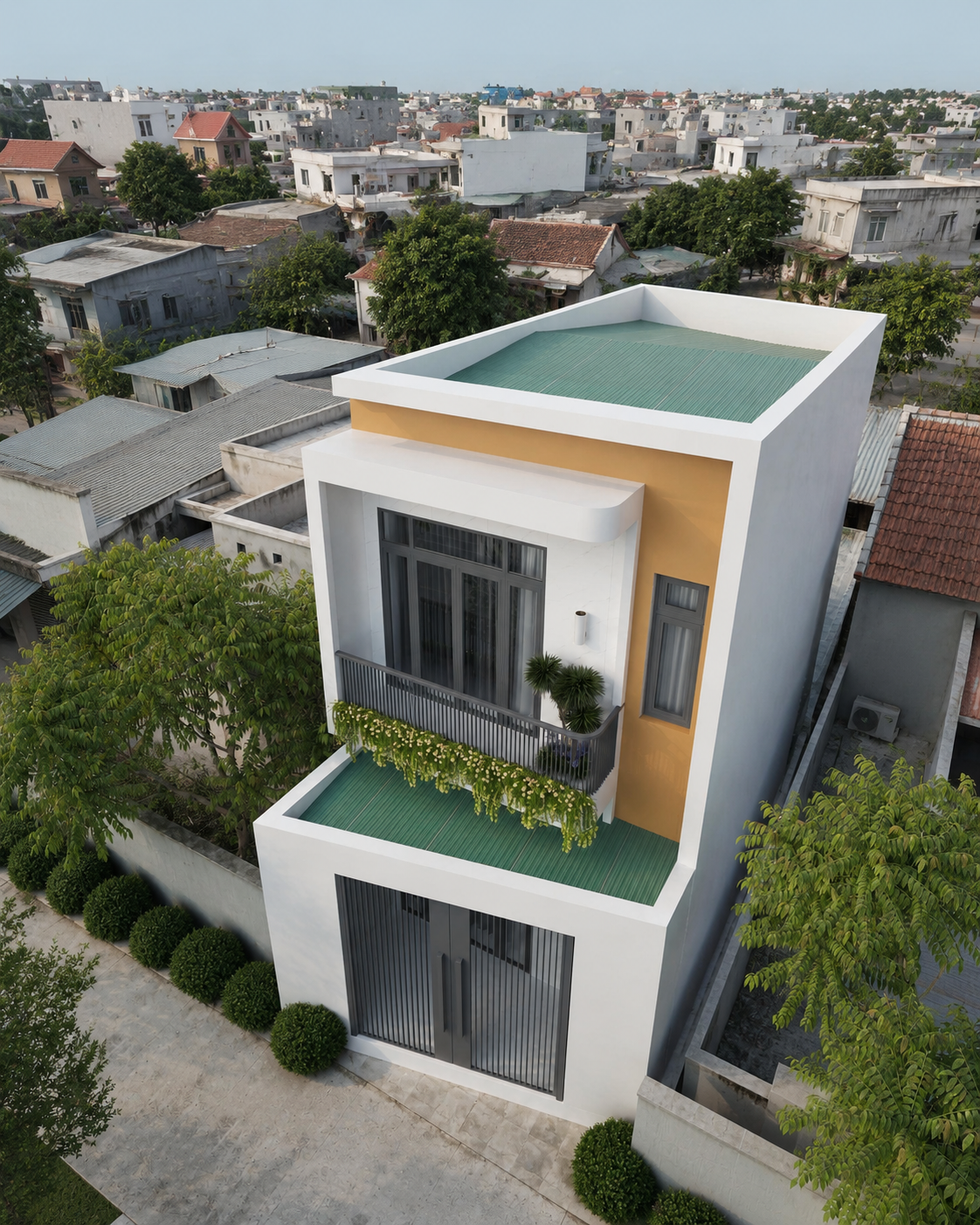 Mặt bằng công năng nhà Chị Vân