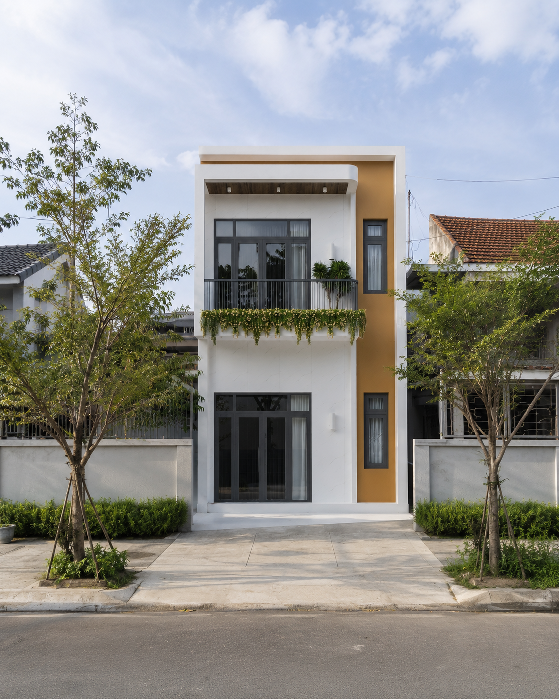 Phối cảnh mặt tiền nhà Chị Vân