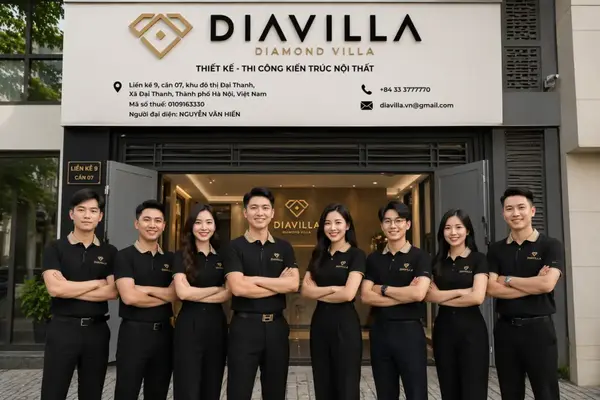 Đội ngũ DIAVILLA tại công trình